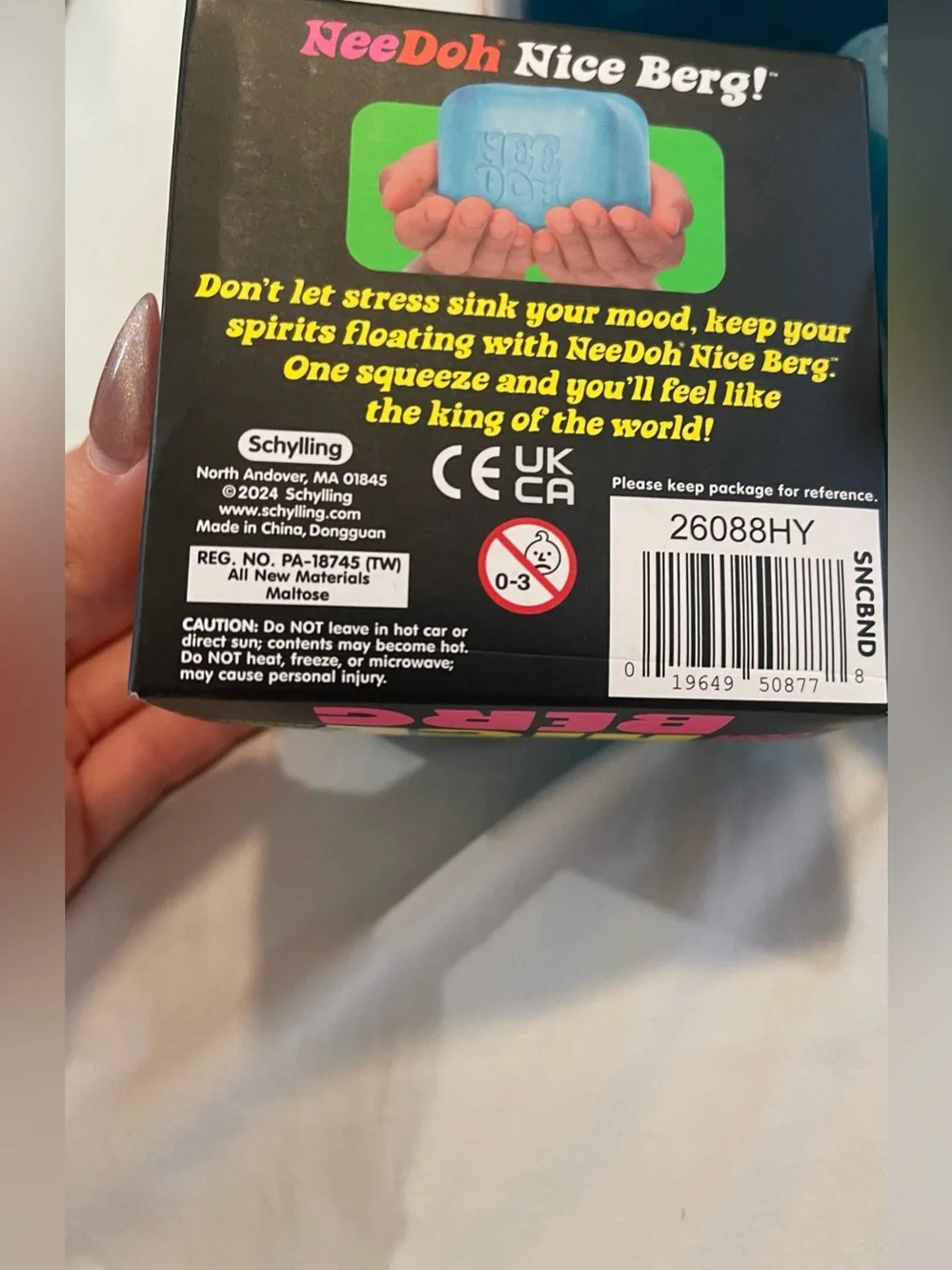 Needoh Nice Berg Stress Squishy Fidget Toy